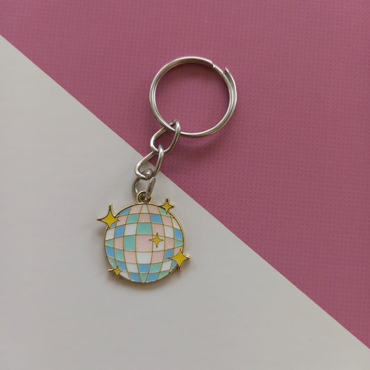 Mirrorball Keychain