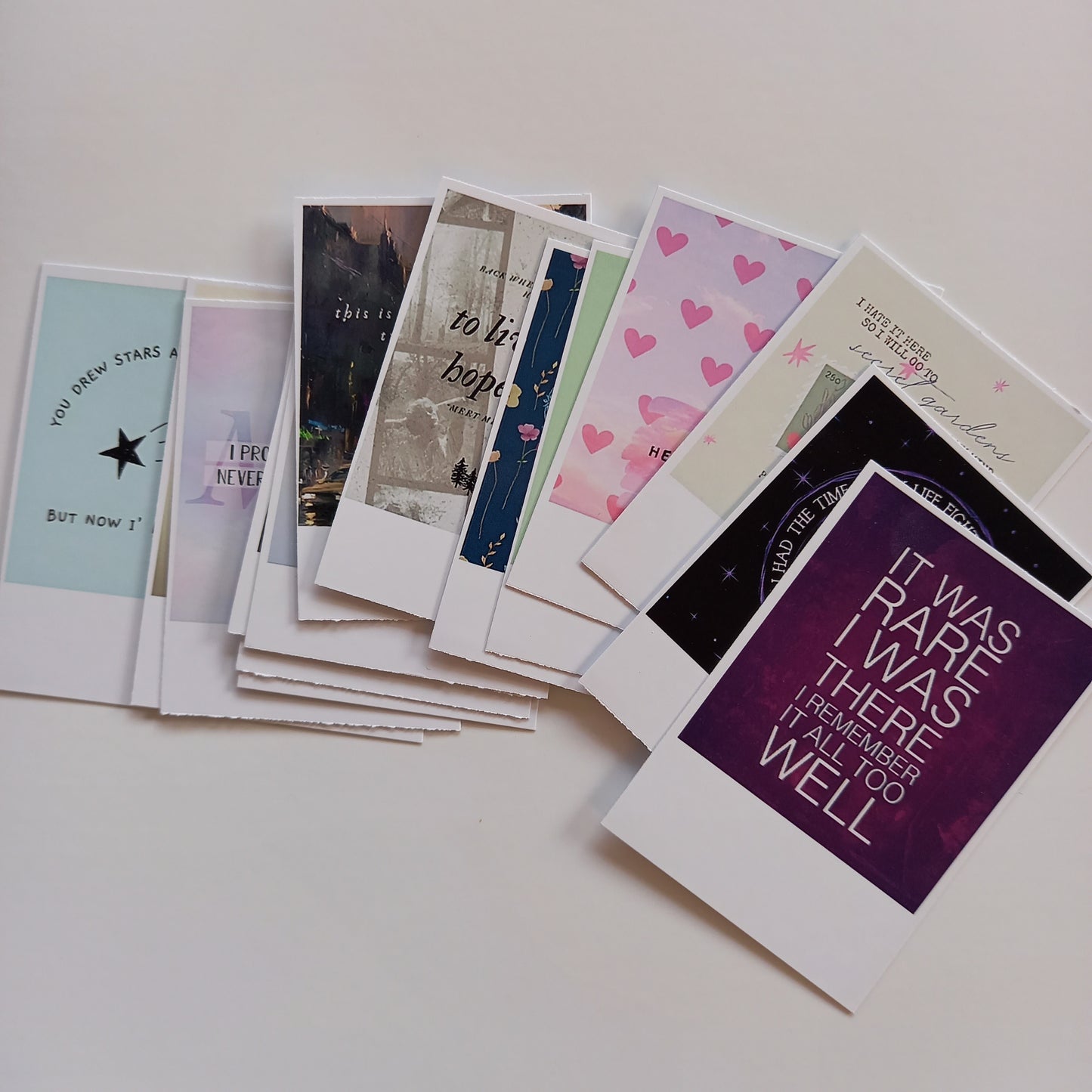 Taylor Swift Lyrical Polaroids Pack of 16