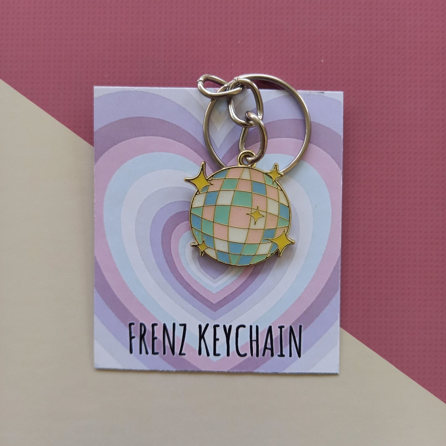 Mirrorball Keychain