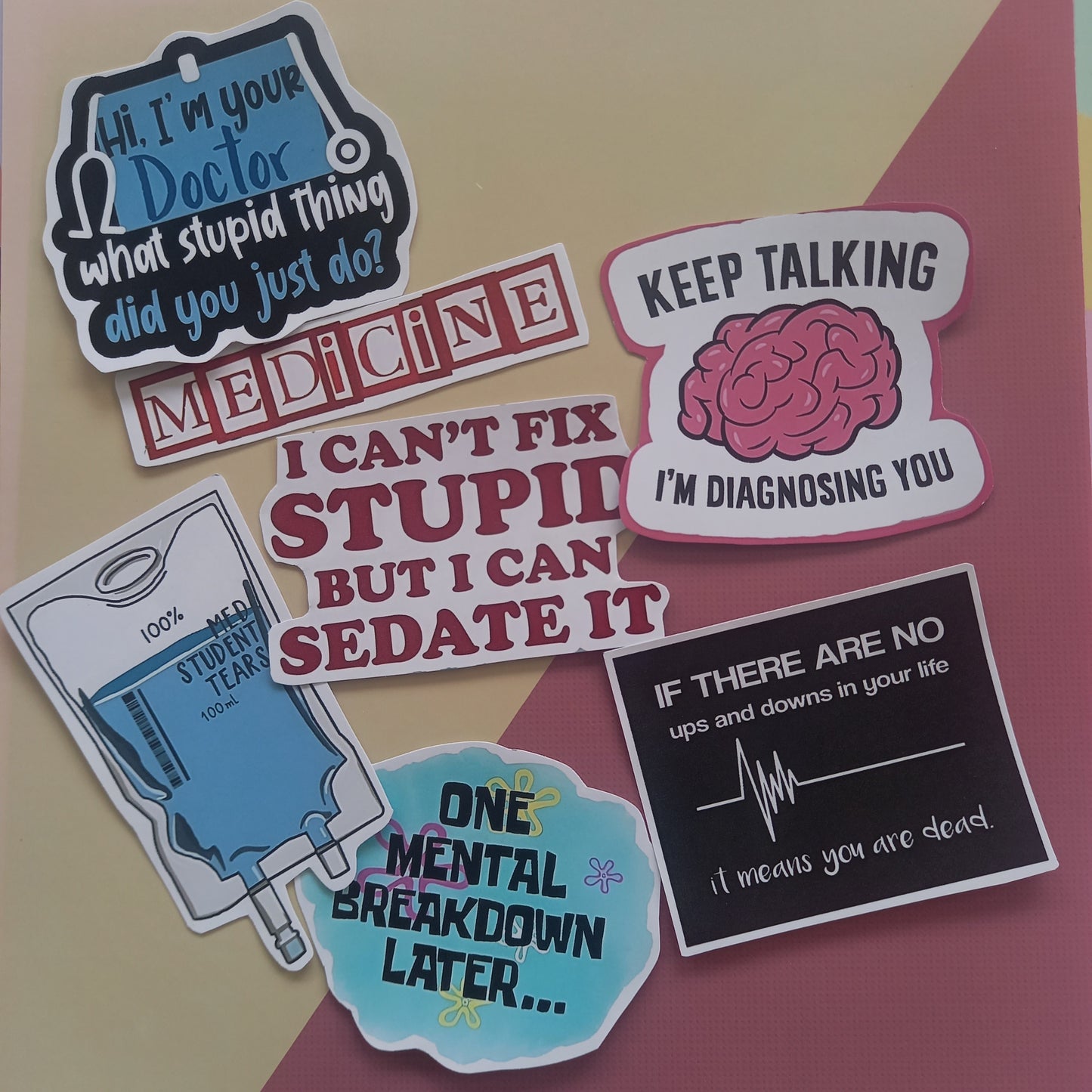 Medico Stickers - Pack of 7