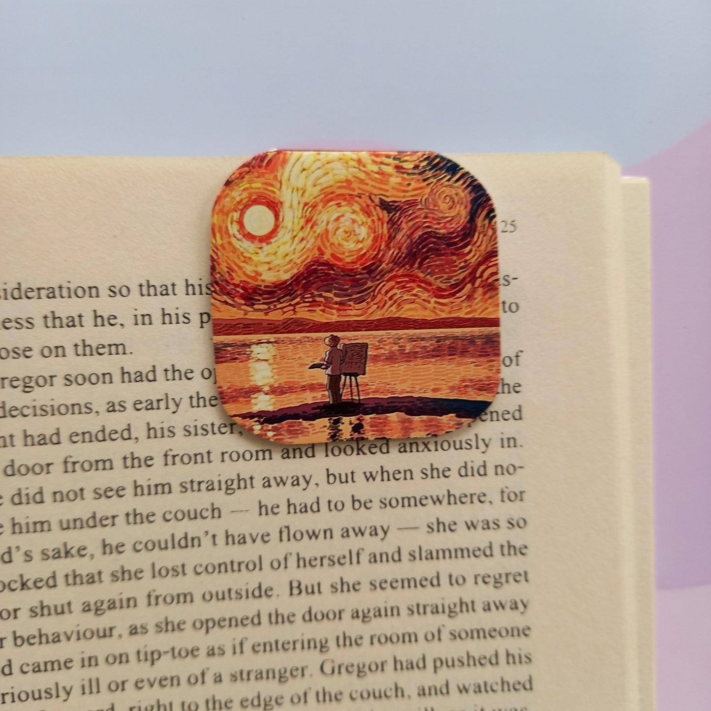 Van Gogh Aesthetic Magnetic Bookmark