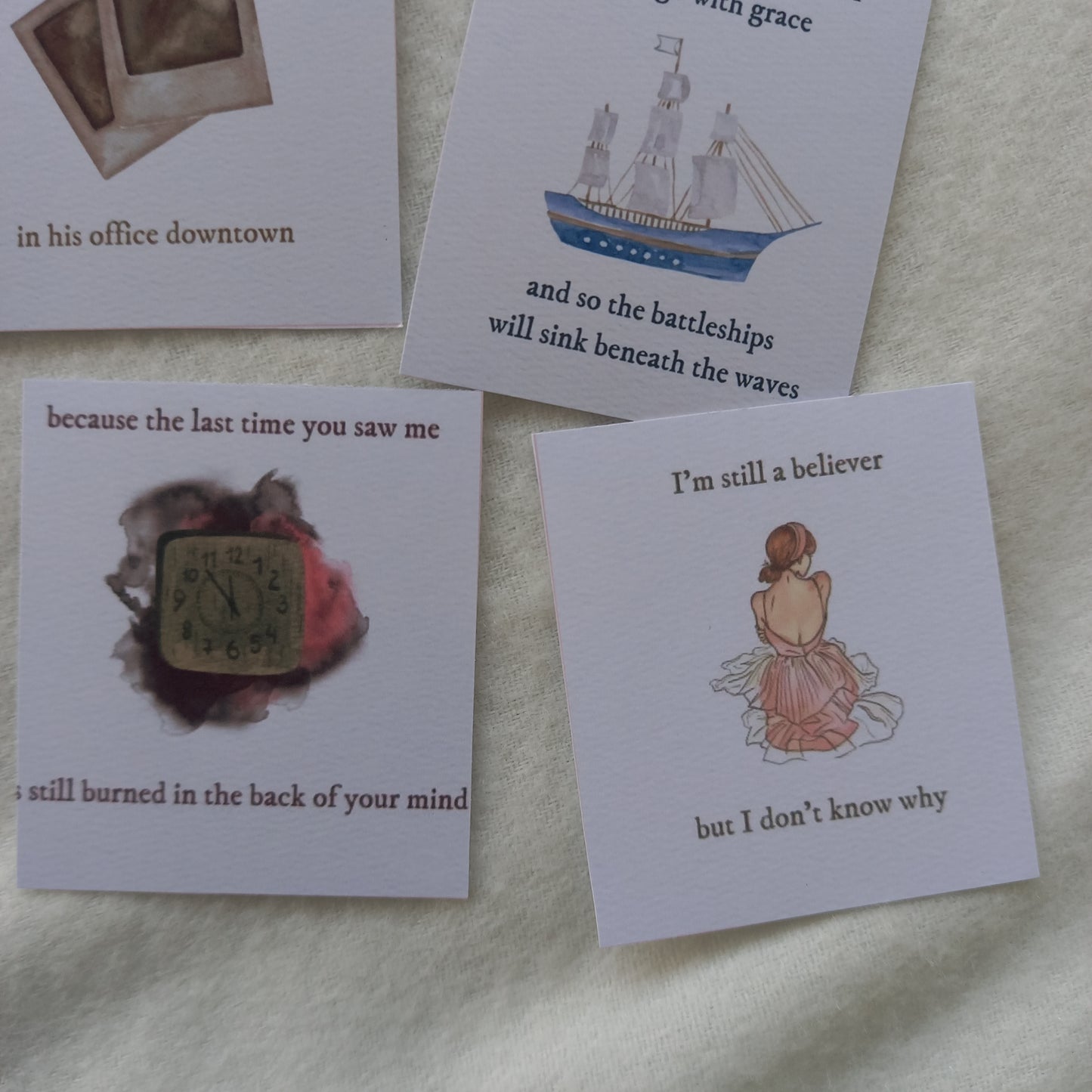 Taylor Swift Poetic Lyrics Journaling Stickers