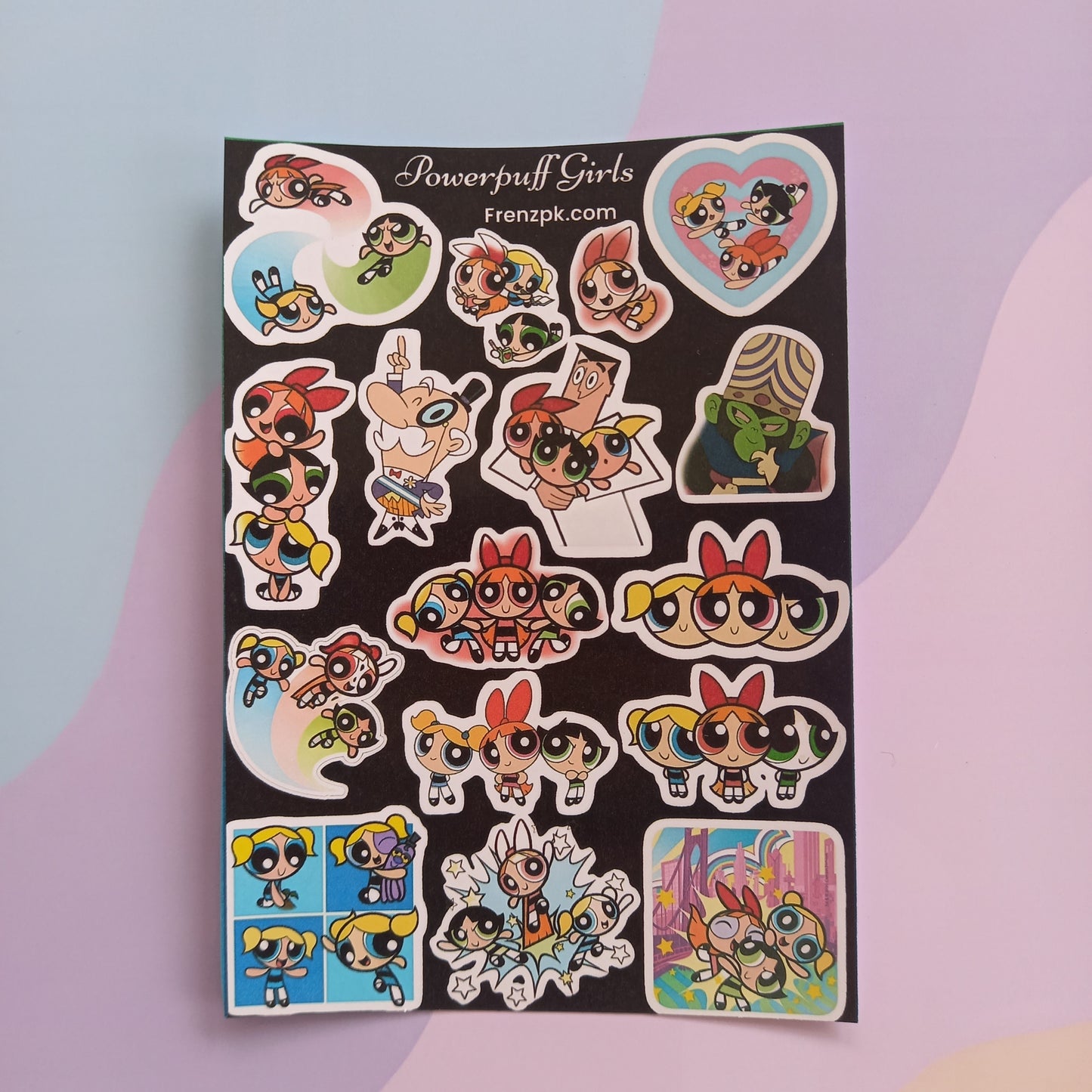 Powerpuff Girls Uncut Sticker Sheets (Pack of 4)