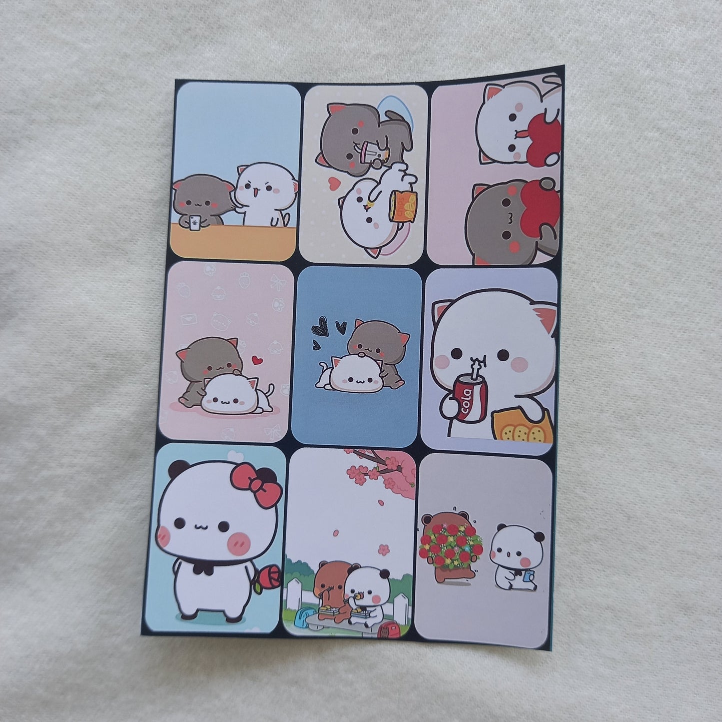 Bubu and Dudu Uncut Sticker Sheets (Pack of 4)