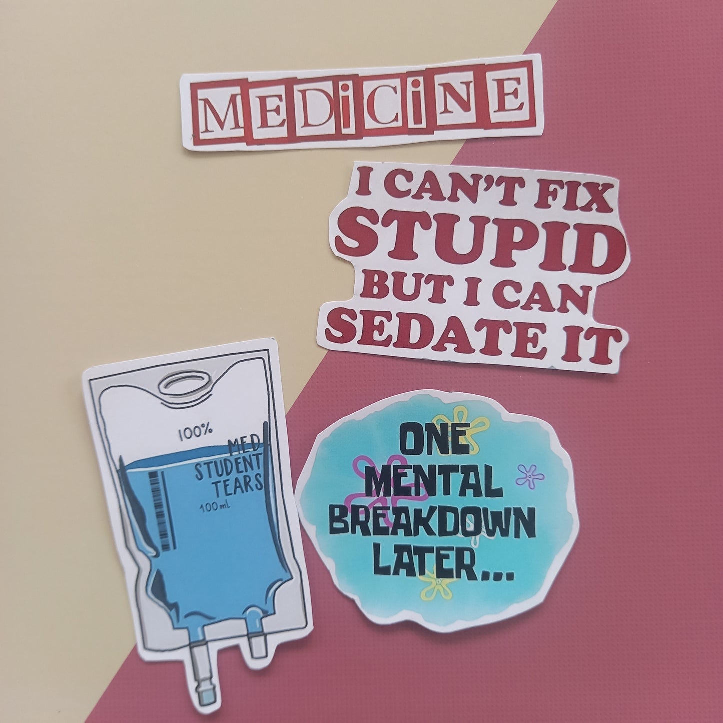 Medico Stickers - Pack of 7