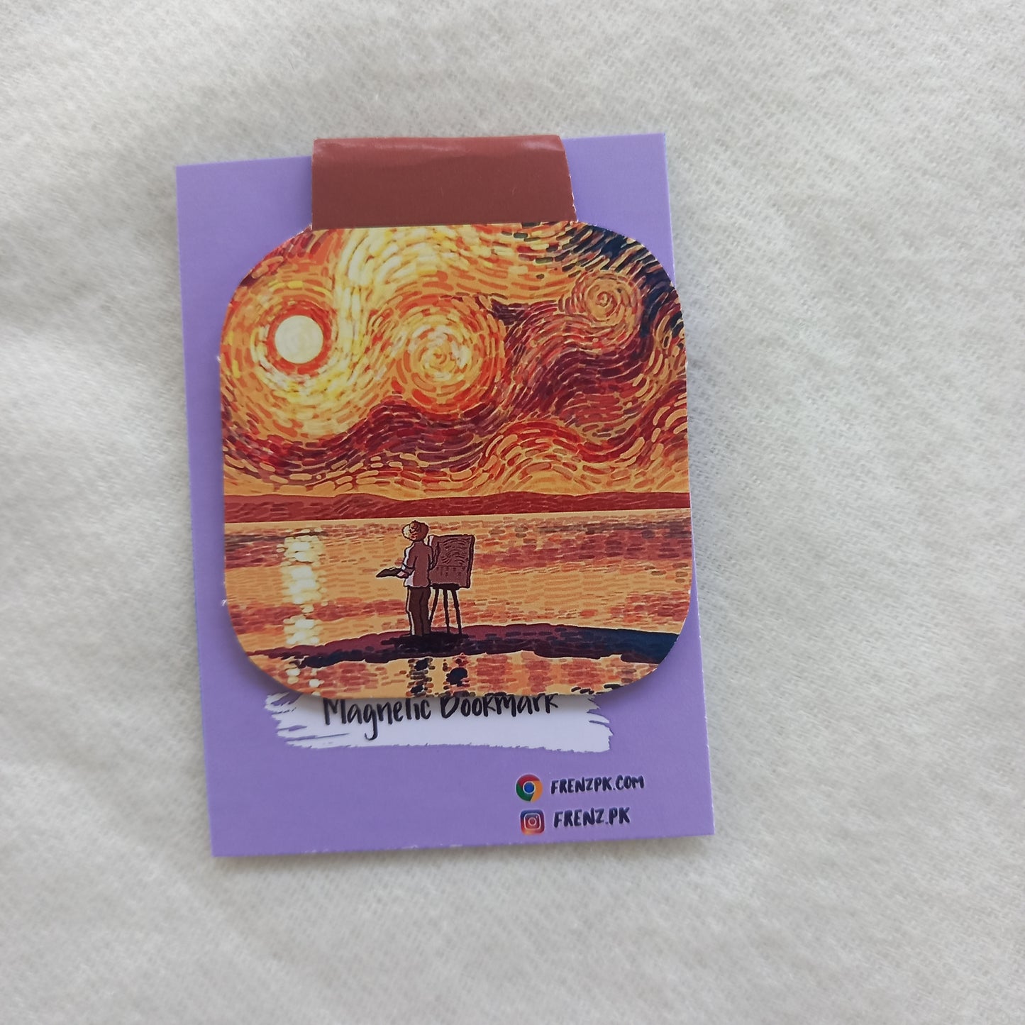 Van Gogh Aesthetic Magnetic Bookmark