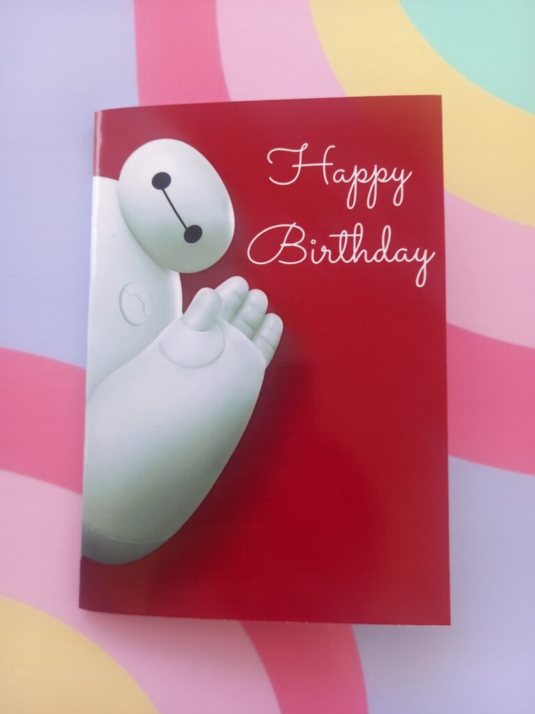 Happy Birthday Baymax Card