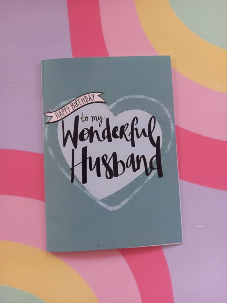 Happy Birthday Wonderful Husband Card