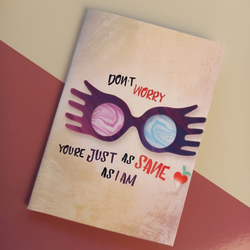 Harry Potter As sane as I am Card