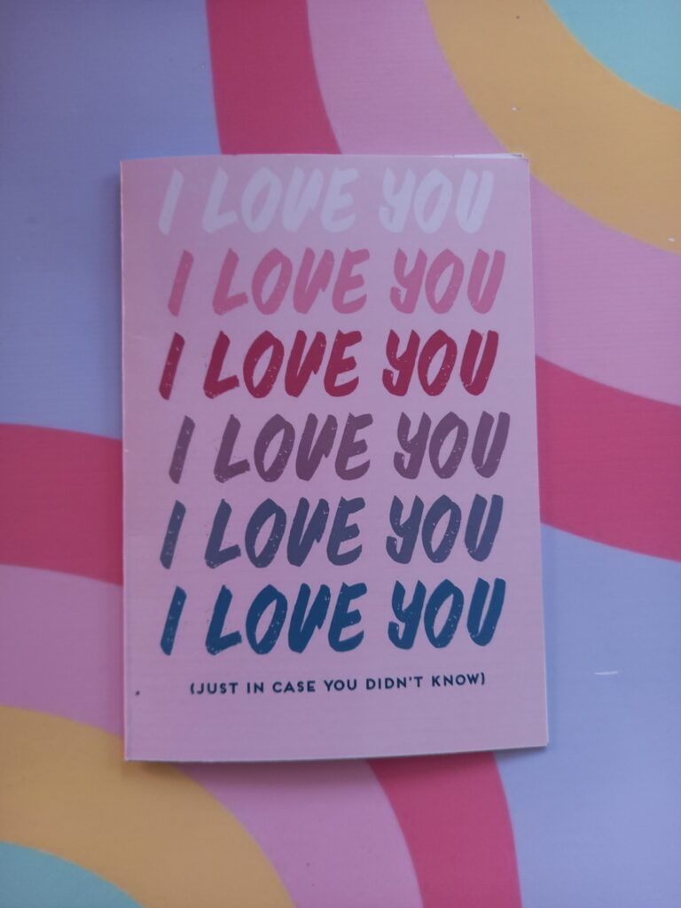 I Love You Card