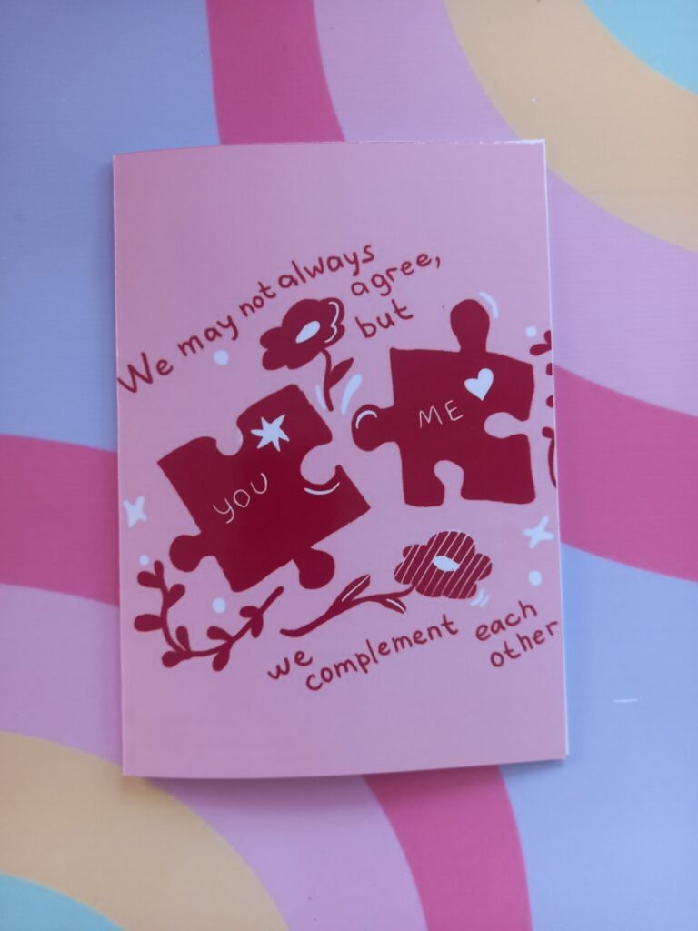 We complement each other Card