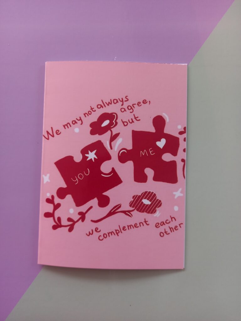 We complement each other Card