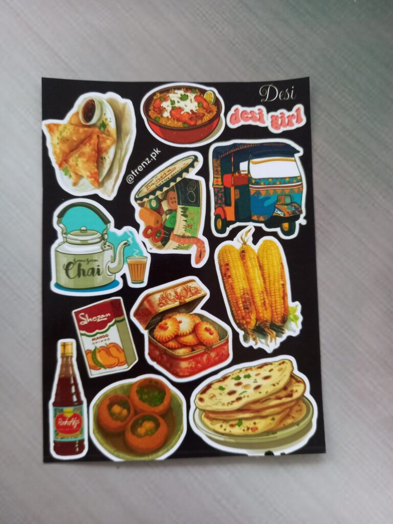 Desi - UNCUT sticker sheet A6 size