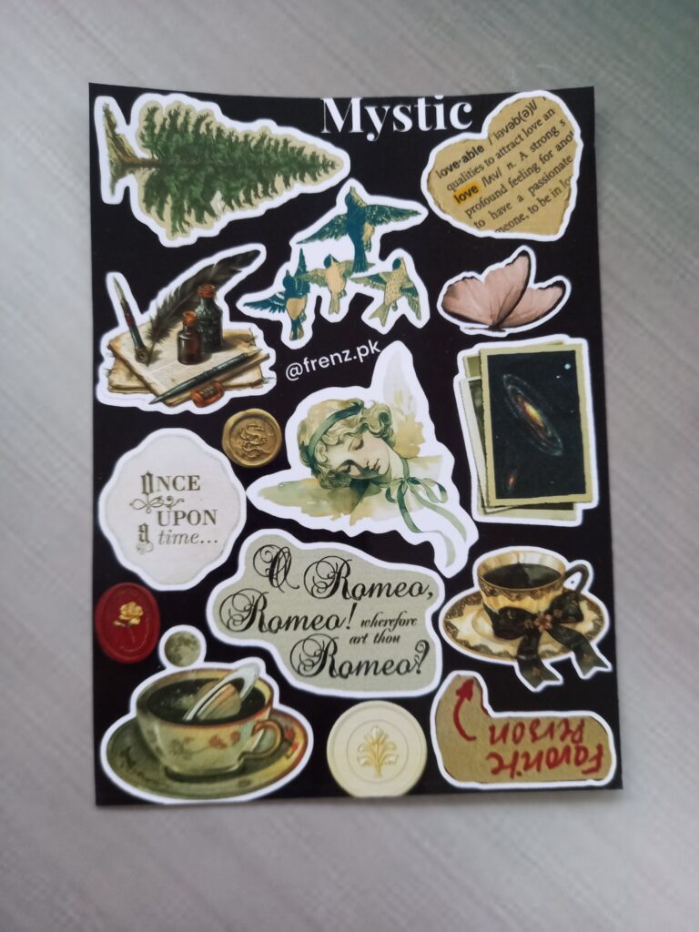 Mystic- UNCUT sticker sheet A6 size