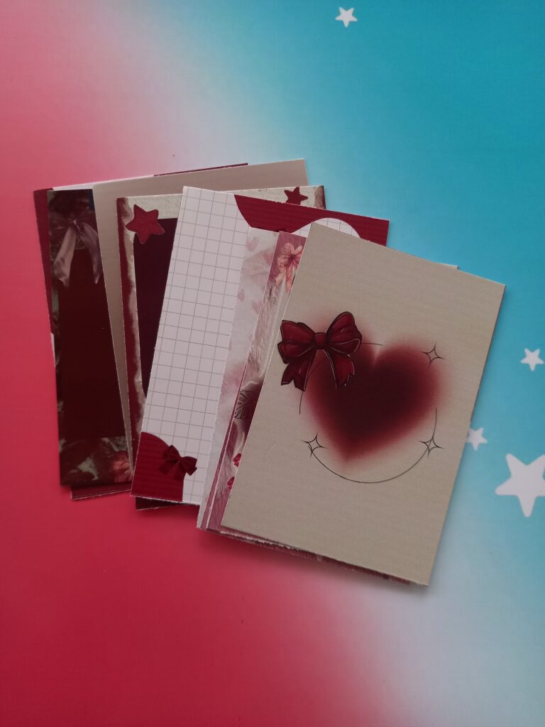 Red Themed Jewelry background Cards
