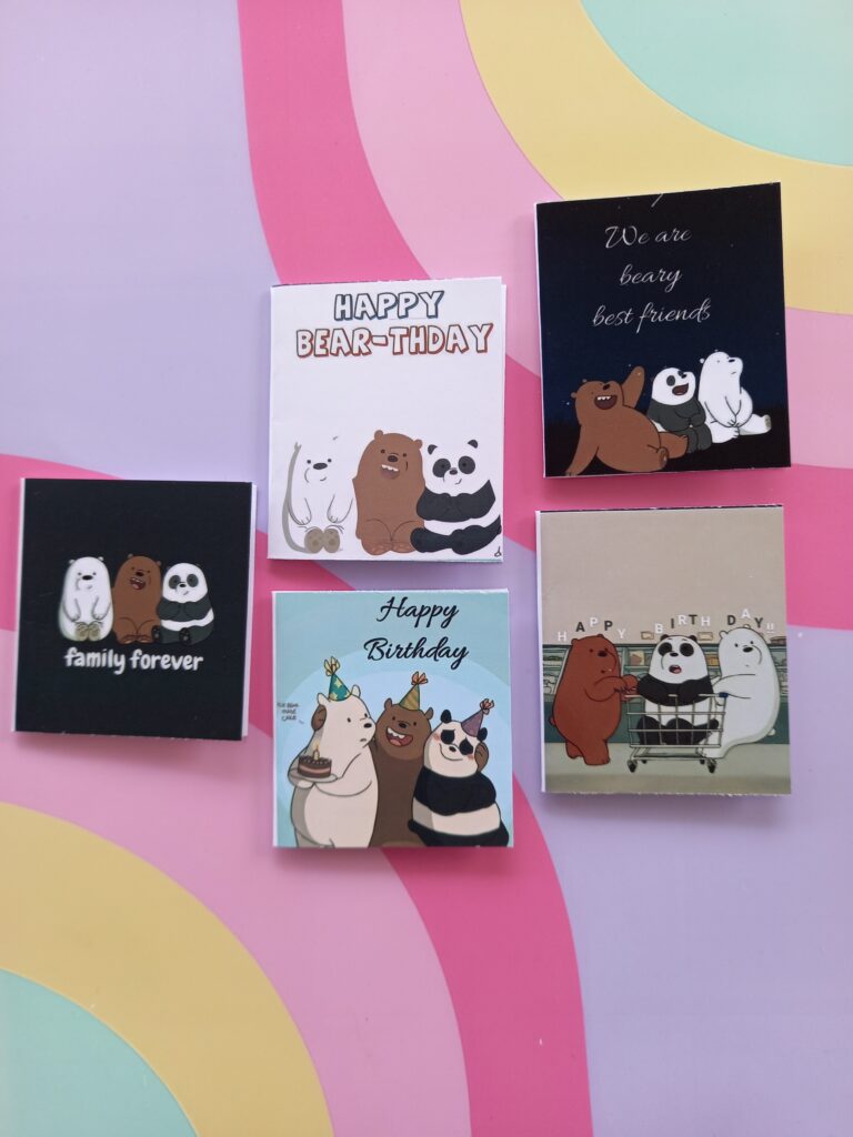 We bare bears Mini Cards